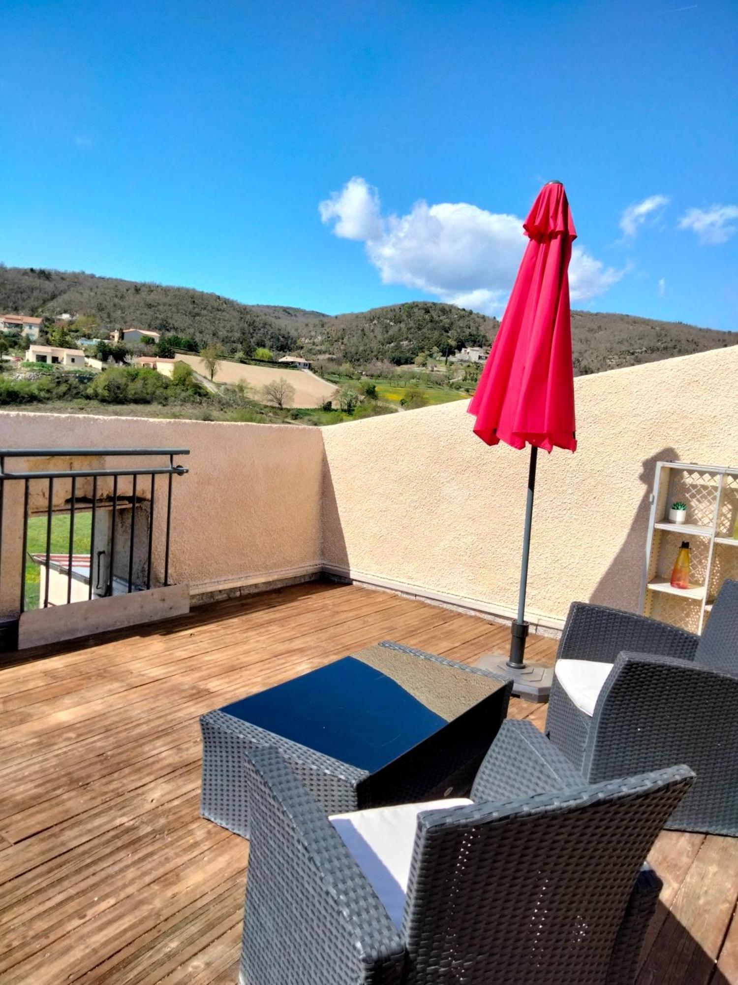 Chambre D'Hotes La Terrasse De Sabatas Chomerac Luaran gambar